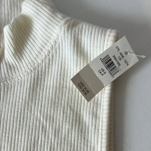 NWT Aerie Sleeveless Mock Neck Bodysuit Muslim - Picture 2 of 6